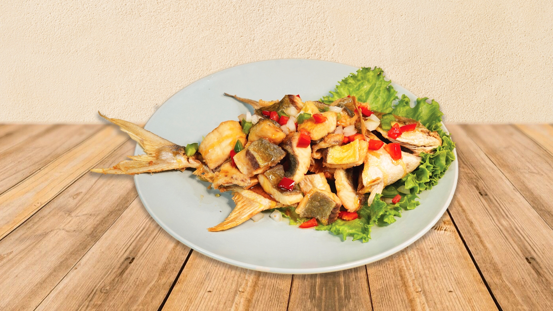 Pompano with Sweet Chili Sauce