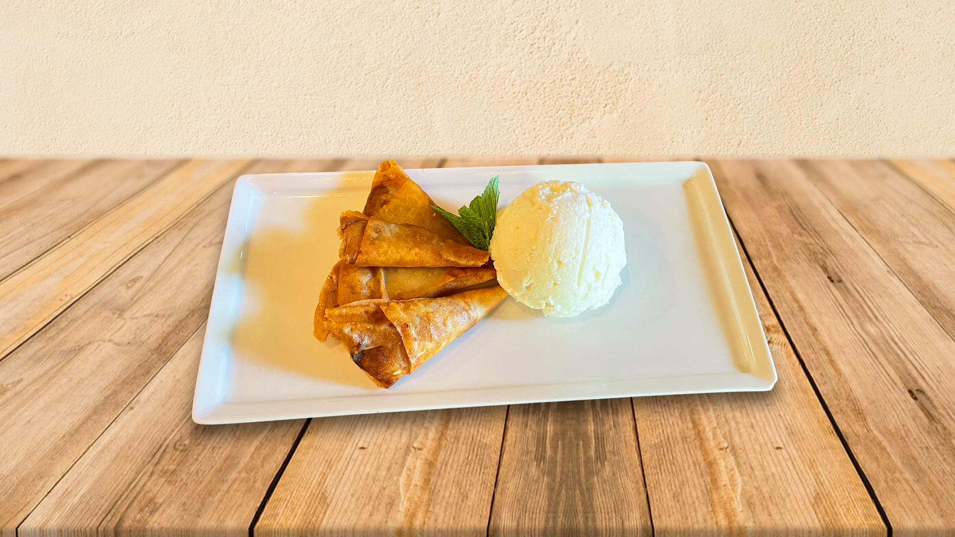 Fried Banana Ice Cream
