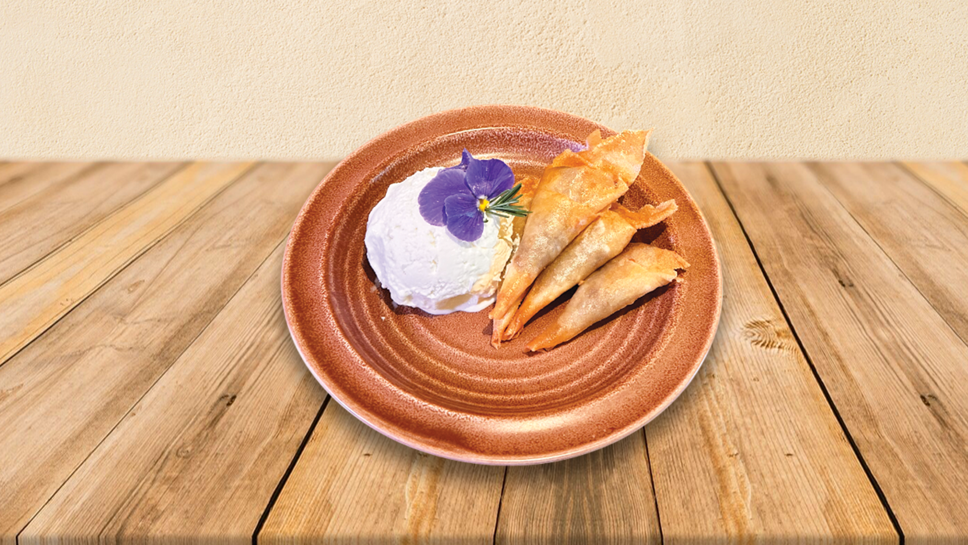 Fried Banana with Ice cream