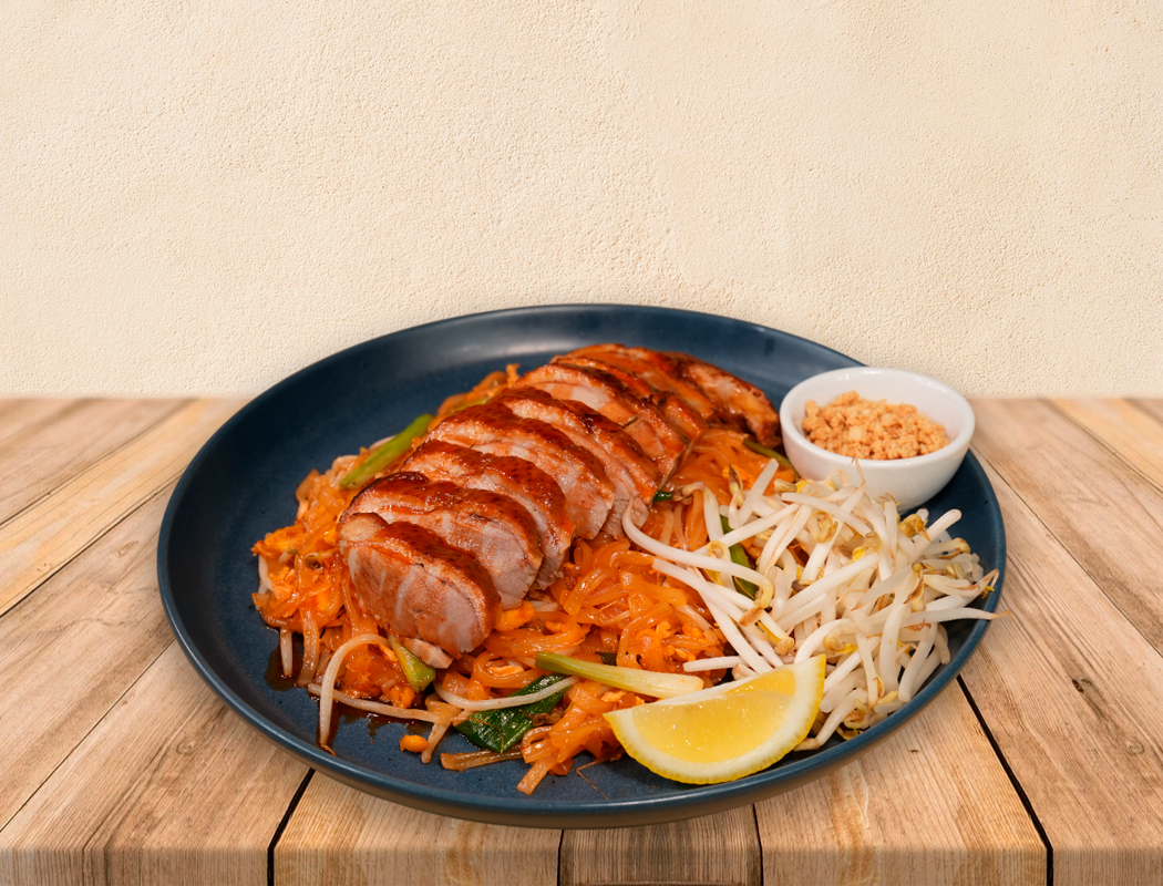 Pad Thai with Roasted Duck