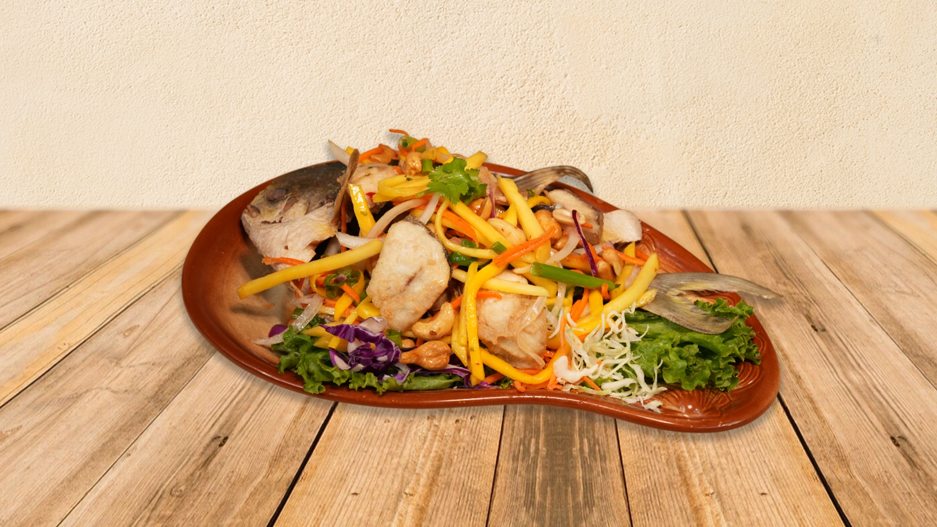 Pompano with Mango Salad